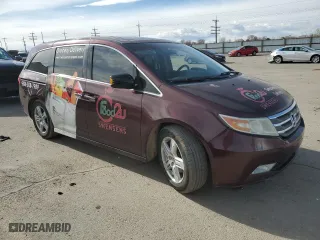 2012 Honda Odyssey Touring with VIN 5FNRL5H91CB139123, listed as a Copart auction lot 49165565 with 184,777 mi miles and Salvage Title. Bid and sale history available at carsss.com. Image 4.