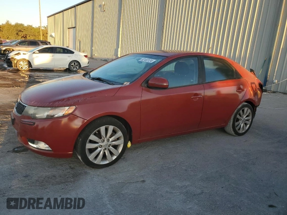 2013 Kia Forte SX with VIN KNAFW4A38D5682169, listed as a Copart auction lot 83183124 with 135,410 mi miles and Salvage Title. Bid and sale history available at carsss.com. Image 1.