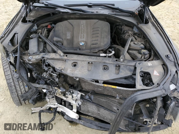 2015 BMW 5 Series 535d xDrive with VIN WBAFV3C5XFD686924, listed as a Copart auction lot 50305025 with Not provided miles and Salvage title. Bid and sale history available at DreamBid. Image 12.