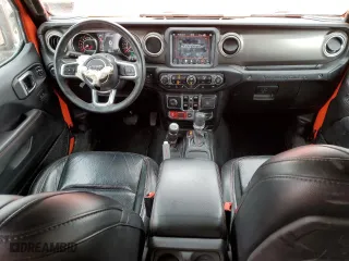 2019 Jeep Wrangler Unlimited Rubicon with VIN 1C4HJXFG5KW594789, listed as a Copart auction lot 46870275 with 104,017 mi miles and Clean Title. Bid and sale history available at carsss.com. Image 8.