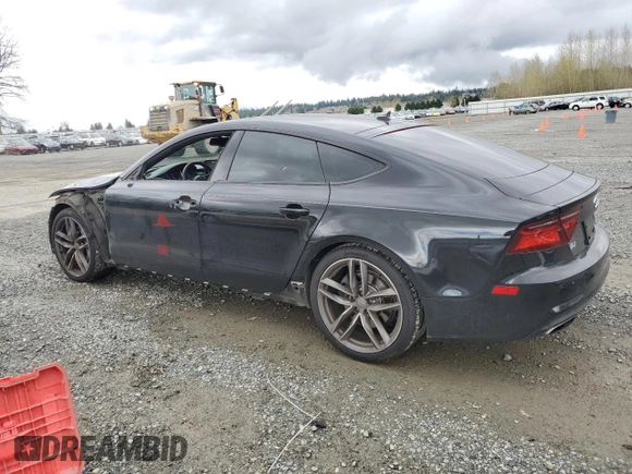 2016 Audi A7 3.0 Premium Plus with VIN WAUWGAFC6GN017375, listed as a Copart auction lot 51098755 with 124,704 mi miles and Salvage Title. Bid and sale history available at carsss.com. Image 2.