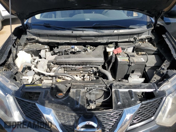 2016 Nissan Rogue S with VIN JN8AT2MVXGW153980, listed as a Copart auction lot 53069025 with 152,680 mi miles and Salvage Title. Bid and sale history available at DreamBid. Image 12.