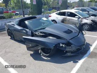 2014 Chevrolet Corvette 2LT with VIN 1G1YD2D75E5120437, listed as a IAAI auction lot 42588343 with Not provided miles and . Bid and sale history available at DreamBid. Image 1.