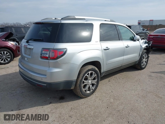 2014 GMC Acadia SLT with VIN 1GKKRRKD0EJ208646, listed as a IAAI auction lot 41583223 with 142,155 mi miles. Bid and sale history available at carsss.com. Image 4.