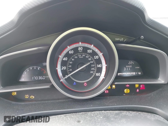 2016 Mazda 3 i Grand Touring with VIN 3MZBM1X79GM250864, listed as a IAAI auction lot 41343584 with 170,360 mi miles and . Bid and sale history available at DreamBid. Image 7.