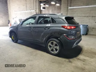 2023 Hyundai Kona SEL with VIN KM8K3CAB1PU983870, listed as a Copart auction lot 54140665 with 9,518 mi miles and Salvage Title. Bid and sale history available at DreamBid. Image 2.