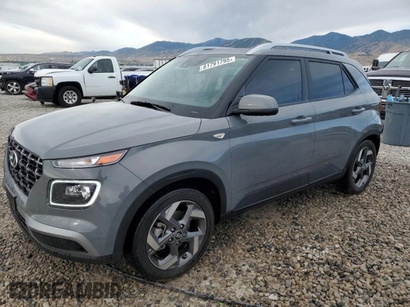 2021 Hyundai Venue SEL with VIN KMHRC8A39MU127362, listed as a Copart auction lot 61791795 with 20,019 mi miles and Salvage title. Bid and sale history available at DreamBid. Image 1.