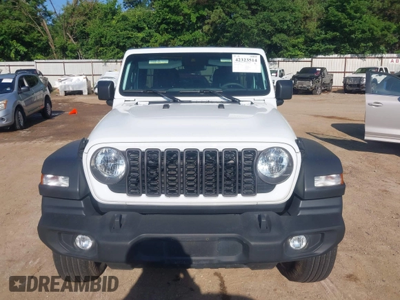 2024 Jeep Wrangler Sport S with VIN 1C4PJXDN2RW276247, listed as a IAAI auction lot 42323514 with 19,162 mi miles and . Bid and sale history available at DreamBid. Image 12.