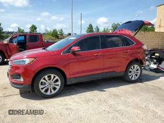 2020 Ford Edge Titanium с VIN 2FMPK3K97LBB62437, выставлен на аукционе Copart как лот 59922825 с пробегом 43 711 миль миль и Списание • Salvage title. История ставок и продаж доступна на DreamBid. Изображение 1.