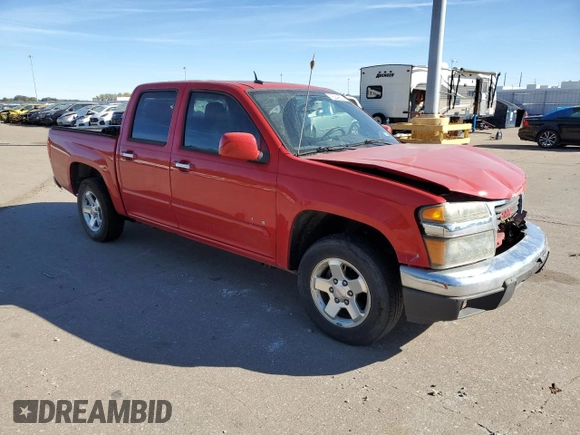 2009 GMC Canyon SLE2 with VIN 1GTCS13E898110376, listed as a Copart auction lot 76249874 with 107,503 mi miles and Salvage Title. Bid and sale history available at carsss.com. Image 4.