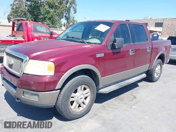 2004 Ford F-150 XLT with VIN 1FTPW14514KB47463, listed as a IAAI auction lot 42743572 with 211,006 mi miles and . Bid and sale history available at DreamBid. Image 2.