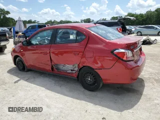 2021 Mitsubishi Mirage ES with VIN ML32FUFJ3MHF07244, listed as a Copart auction lot 59091725 with 44,793 mi miles and Salvage title. Bid and sale history available at DreamBid. Image 2.
