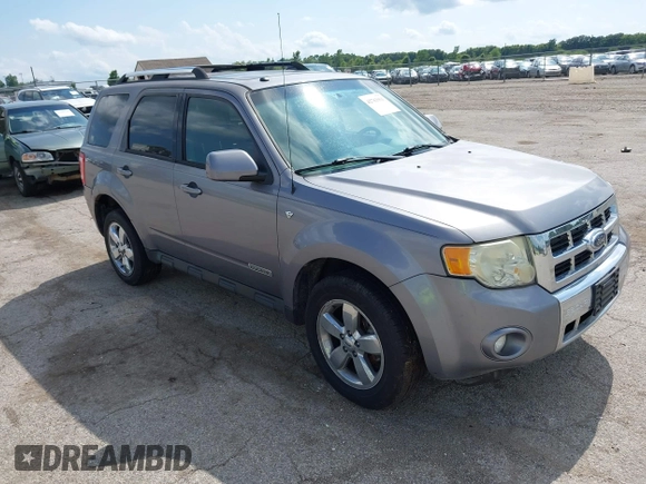 2008 Ford Escape Limited with VIN 1FMCU04158KC84273, listed as a IAAI auction lot 42783991 with 193,168 mi miles and . Bid and sale history available at DreamBid. Image 1.