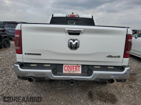 2021 Ram 1500 Laramie with VIN 1C6SRFDT9MN771658, listed as a Copart auction lot 51333035 with 86,062 mi miles and Salvage Title. Bid and sale history available at carsss.com. Image 6.