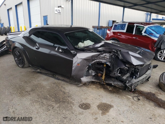 2021 Dodge Challenger R/T Scat Pack Widebody with VIN 2C3CDZFJ1MH568463, listed as a Copart auction lot 45790285 with 18,754 mi miles and Salvage Title. Bid and sale history available at carsss.com. Image 4.