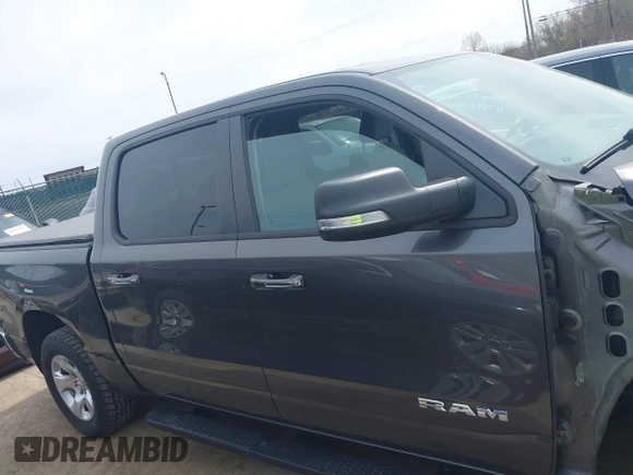 2019 Ram 1500 Big Horn/Lone Star with VIN 1C6SRFFT7KN876256, listed as a IAAI auction lot 41972852 with 41,781 mi miles. Bid and sale history available at carsss.com. Image 14.