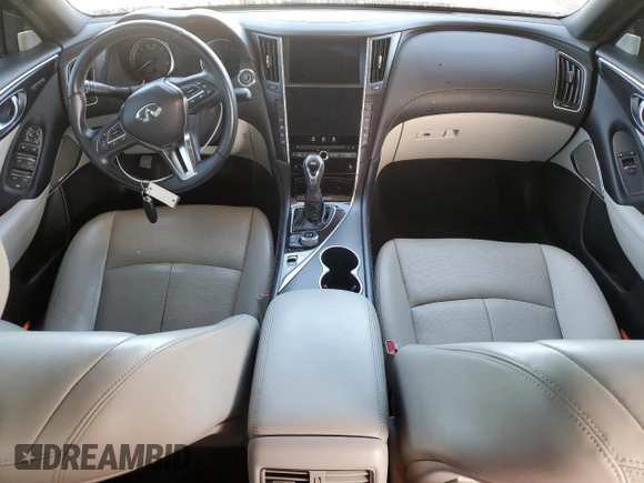 2021 Infiniti Q50 Sensory with VIN JN1EV7CP0MM703236, listed as a Copart auction lot 41563465 with 70,474 mi miles and Salvage Title. Bid and sale history available at DreamBid. Image 8.