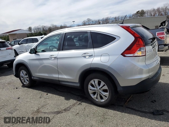 2013 Honda CR-V EX-L with VIN 2HKRM4H78DH656301, listed as a Copart auction lot 49005145 with 180,287 mi miles and Salvage Title. Bid and sale history available at DreamBid. Image 2.