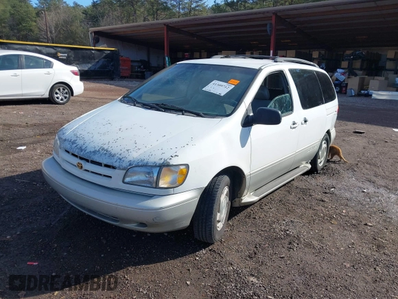 1999 Toyota Sienna LE with VIN 4T3ZF13C5XU161001, listed as a IAAI auction lot 41309712 with 364,688 mi miles. Bid and sale history available at carsss.com. Image 2.