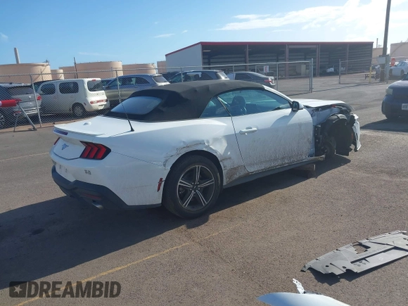 2024 Ford Mustang EcoBoost with VIN 1FAGP8UH3R5126397, listed as a IAAI auction lot 41917899 with 15,743 mi miles and . Bid and sale history available at DreamBid. Image 4.