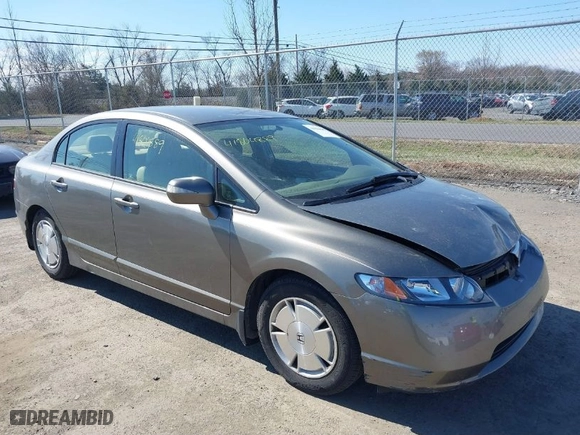 2006 Honda Civic Hybrid with VIN JHMFA36246S004646, listed as a IAAI auction lot 41804889 with 148,487 mi miles. Bid and sale history available at carsss.com. Image 1.