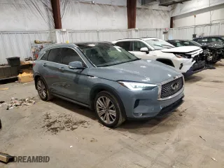 2022 Infiniti QX50 SENSORY with VIN 3PCAJ5EB5NF120457, listed as a Copart auction lot 38217374 with 6,253 mi miles. Bid and sale history available at carsss.com. Image 4.