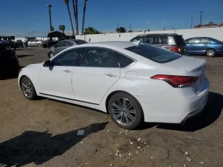2019 Genesis G80 3.8L with VIN KMTFN4JEXKU326897, listed as a Copart auction lot 81956804 with 57,435 mi miles and Salvage Title. Bid and sale history available at carsss.com. Image 2.