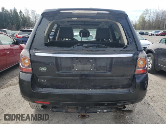 2013 Land Rover LR2 with VIN SALFR2BG8DH360395, listed as a Copart auction lot 54176645 with Not provided miles and Salvage title. Bid and sale history available at DreamBid. Image 6.