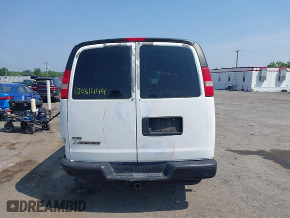 2010 Chevrolet Express Cargo with VIN 1GCZGFBA5A1180910, listed as a IAAI auction lot 42481444 with 330,979 mi miles and . Bid and sale history available at DreamBid. Image 16.