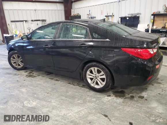 2014 Hyundai Sonata GLS with VIN 5NPEB4AC7EH941360, listed as a Copart auction lot 44618495 with 106,247 mi miles and Salvage Title. Bid and sale history available at carsss.com. Image 2.