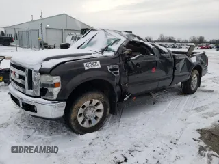 2008 Ford Super Duty F-250 SRW XL with VIN 1FTSX20YX8ED36243, listed as a Copart auction lot 45723875 with 0 mi miles and Salvage Title. Bid and sale history available at carsss.com. Image 1.