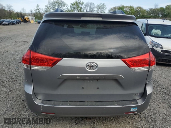 2011 Toyota Sienna XLE AAS with VIN 5TDYK3DC9BS130636, listed as a Copart auction lot 55068225 with 181,025 mi miles and Salvage Title. Bid and sale history available at DreamBid. Image 6.