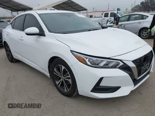 2021 Nissan Sentra SV z VIN 3N1AB8CV6MY317316, wystawiony jako IAAI lot #42021421 z przebiegiem 39 902 mil mil oraz . Historia ofert i sprzedaży dostępna na DreamBid. Obrazek 1.