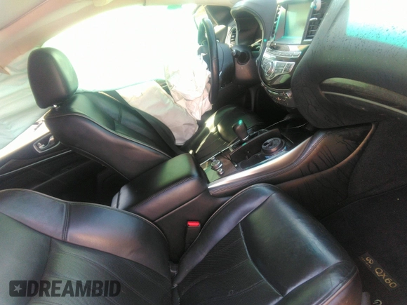 2015 Infiniti QX60 with VIN 5N1AL0MM6FC536804, listed as a IAAI auction lot 41877099 with 129,743 mi miles and . Bid and sale history available at DreamBid. Image 5.
