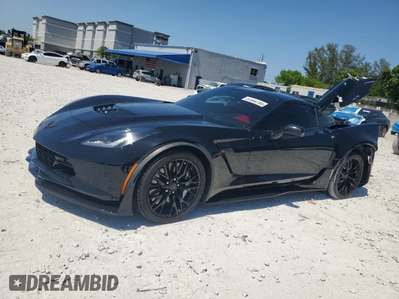 2016 Chevrolet Corvette Z06 3LZ z VIN 1G1YU2D61G5608939, wystawiony jako Copart lot #57044795 z przebiegiem Nie podano mil oraz Szkoda całkowita • Salvage title. Historia ofert i sprzedaży dostępna na DreamBid. Obrazek 1.