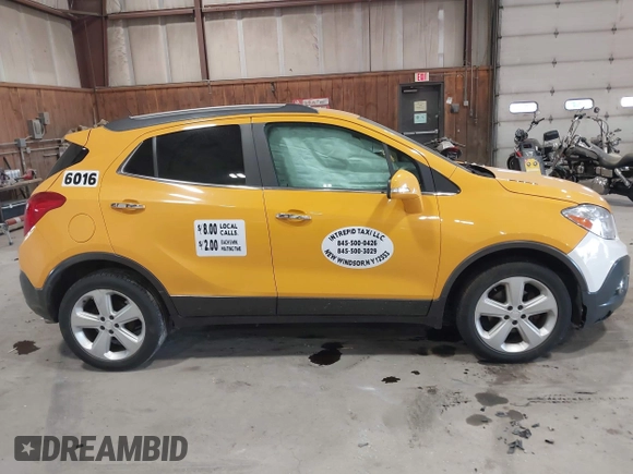 2016 Buick Encore Convenience with VIN KL4CJFSB9GB690206, listed as a IAAI auction lot 42053722 with 116,882 mi miles. Bid and sale history available at carsss.com. Image 13.