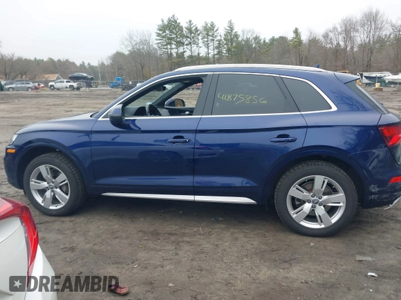 2018 Audi Q5 Premium Plus with VIN WA1BNAFY6J2019391, listed as a IAAI auction lot 41875856 with 73,505 mi miles. Bid and sale history available at carsss.com. Image 14.