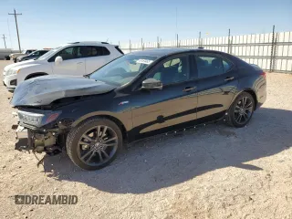 2020 Acura TLX w/A-Spec Pkg with VIN 19UUB3F61LA002283, listed as a Copart auction lot 49169465 with 39,176 mi miles and Salvage Title. Bid and sale history available at carsss.com. Image 1.