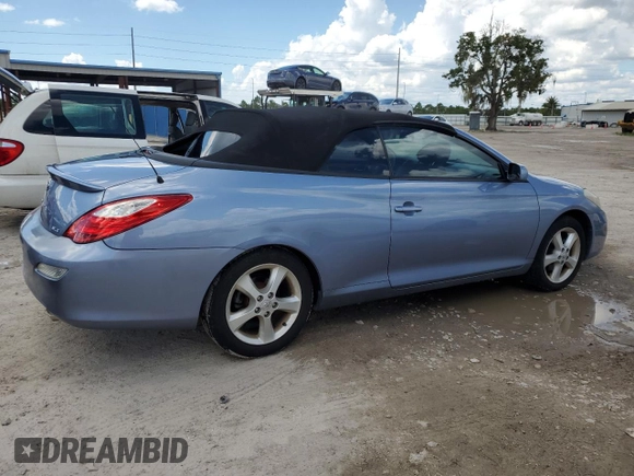 2007 Toyota Solara SE with VIN 4T1FA38P07U114718, listed as a Copart auction lot 68297604 with 91,401 mi miles and Salvage Title. Bid and sale history available at carsss.com. Image 3.