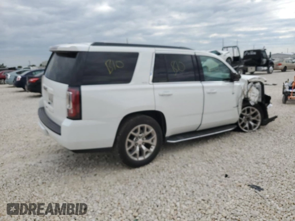 2017 GMC Yukon SLT with VIN 1GKS1BKCXHR268977, listed as a Copart auction lot 70620484 with 0 mi miles and Salvage Title. Bid and sale history available at carsss.com. Image 3.
