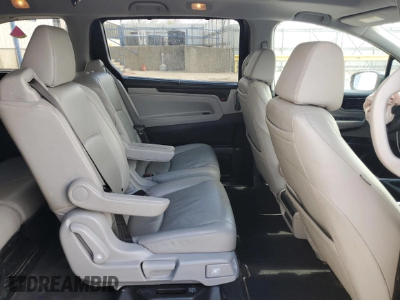 2020 Honda Odyssey Elite with VIN 5FNRL6H91LB032529, listed as a Copart auction lot 47424275 with 54,500 mi miles and Salvage Title. Bid and sale history available at DreamBid. Image 11.