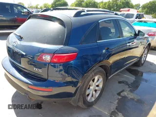 2005 Infiniti FX with VIN JNRAS08U35X101960, listed as a IAAI auction lot 42087971 with 158,766 mi miles and . Bid and sale history available at DreamBid. Image 4.