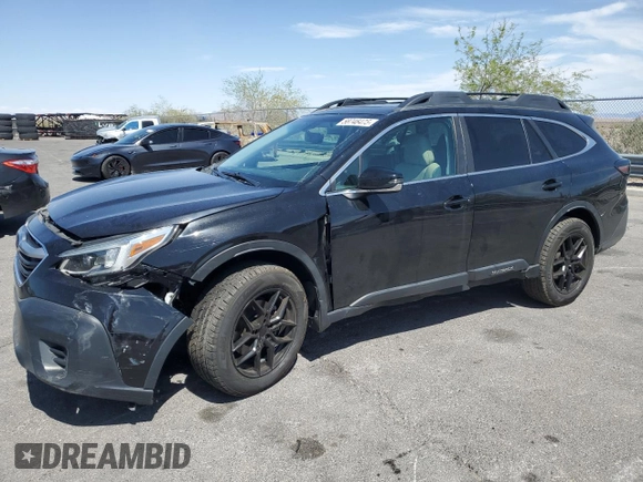 2021 Subaru Outback Limited with VIN 4S4BTANC5M3176616, listed as a Copart auction lot 58748475 with 70,612 mi miles and Salvage title. Bid and sale history available at DreamBid. Image 1.