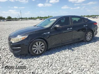 2016 Kia Optima EX with VIN 5XXGU4L32GG079518, listed as a Copart auction lot 55212595 with 176,749 mi miles and Clean Title. Bid and sale history available at carsss.com. Image 1.