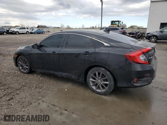 2021 Honda Civic Sedan EX with VIN 19XFC1F3XME001792, listed as a Copart auction lot 47499455 with 55,902 mi miles and Salvage Title. Bid and sale history available at carsss.com. Image 2.