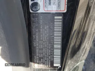 2005 BMW 6 Series 645Ci with VIN WBAEK73485B323857, listed as a Copart auction lot 74749844 with 131,049 mi miles and Salvage Title. Bid and sale history available at carsss.com. Image 12.
