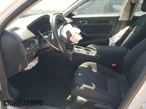 2023 Honda Civic EX with VIN 2HGFE1F73PH308955, listed as a Copart auction lot 54742035 with Not provided miles and Salvage title. Bid and sale history available at DreamBid. Image 7.