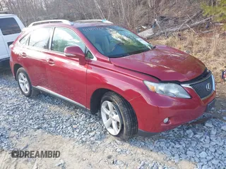 2010 Lexus RX 350 with VIN 2T2BK1BA4AC063877, listed as a IAAI auction lot 41904728 with 109,715 mi miles and . Bid and sale history available at DreamBid. Image 1.