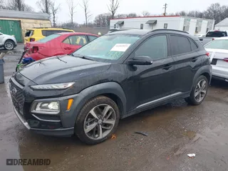 2021 Hyundai Kona Limited with VIN KM8K3CA54MU730192, listed as a IAAI auction lot 41102025 with 77,885 mi miles. Bid and sale history available at carsss.com. Image 20.