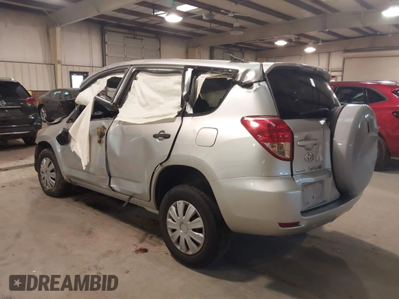 2008 Toyota RAV4 with VIN JTMBD33V786062414, listed as a IAAI auction lot 41188782 with 132,500 mi miles. Bid and sale history available at carsss.com. Image 3.